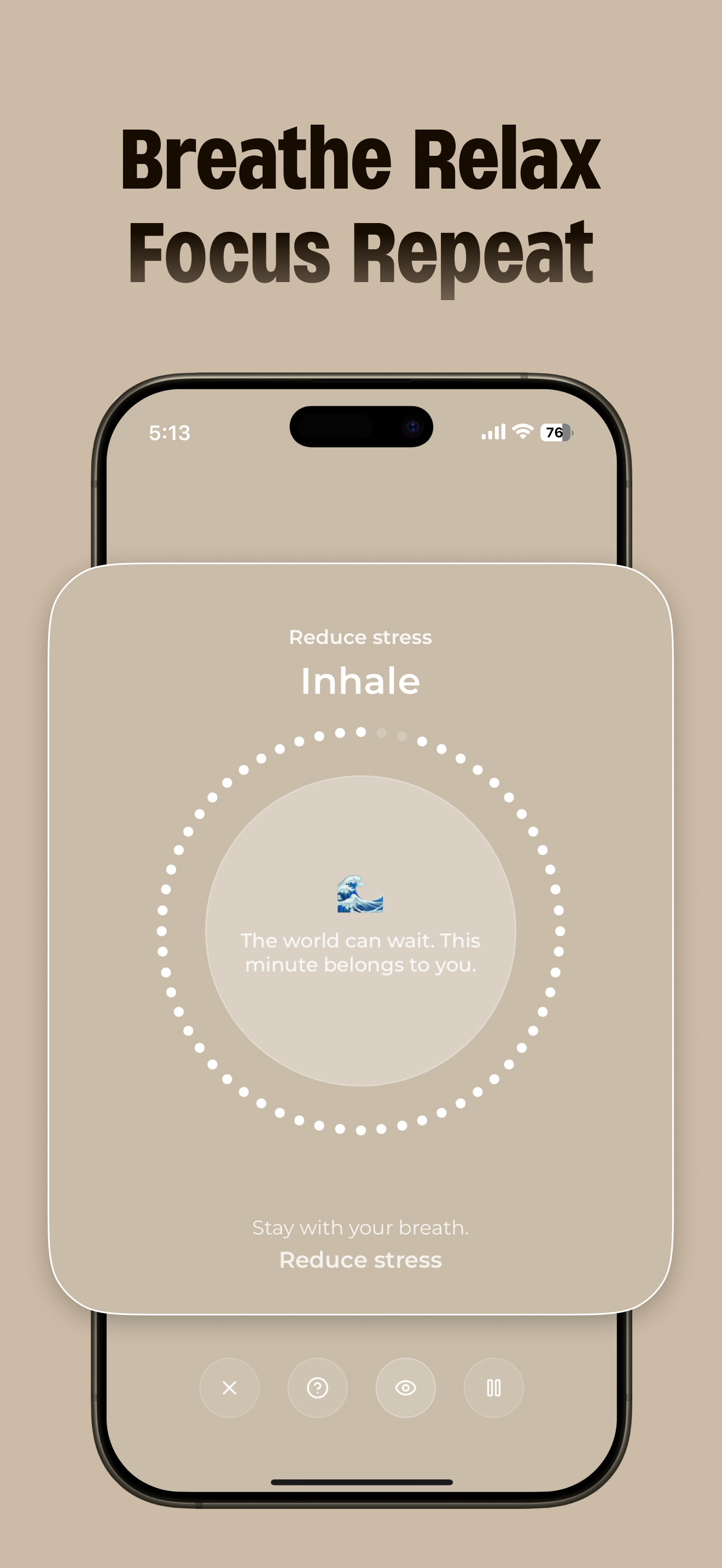 StillMind Breathing — breathe, relax, focus